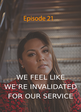 Laila Ireland is a veteran of the U.S. Army, a transgender woman, and an activist. She joins us to discuss her experience filming the documentary TransMilitary (Human Rights Film Festival Opening Film, 2018), why trans service members feel more comf…