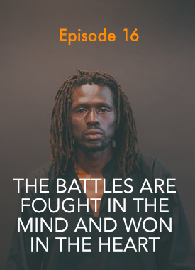 Before becoming a world renowned hip-hop sensation and activist, Emmanuel Jal grew up as a child soldier in what is now known as South Sudan. He joins us this week to talk about his childhood, how music provided an important platform for his cause, and Kanye West.  [Episode 16 Transcript]